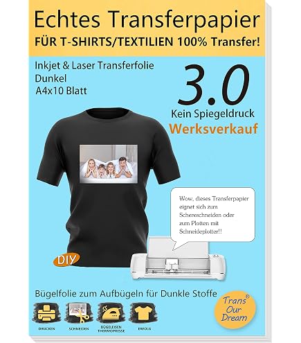 DIY Clothing Transfers PPD Iron Transfer Paper For Light Fabrics - 100 ...