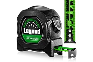 SunmeiTrad Gifts for Men Him Dad Grandad Husband Tape Measure, Stocking Fillers Christmas Secret Santa Birthday Valentines Gifts, Funny Gadgets Presents for Mens Boyfriend Brother （5M/16FT-Black)