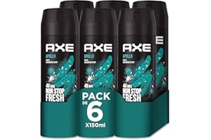 Axe Desodorante Bodyspray Apollo 150ml, pack de 6 unidades