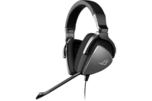 ASUS ROG Delta Core Wired Gaming Headset (Detachable Discord Certified Mic, 7.1 Surround Sound, 50mm Drivers, Hi-Res Audio, 3.5mm, For PC, Mac, Switch, Xbox One, PS4, PS5, Mobile Devices)- Black
