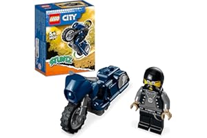 LEGO 60331 City Stuntz La Moto de Cascade du Biker, Jouet de Cascadeur Stuntz, Idée de Cadeau pour Garçons et Filles de 5 Ans et Plus
