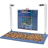 Penn-Plax Undergravel Aquariumfilter für 10 Gallonen Tanks – Zwei 24,1 cm x 24,1 cm große Platten – Unterkies-System für klar