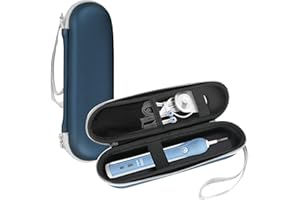 ProCase Etui podróżne na elektryczną szczoteczkę do zębów Oral-B Philips, twardy futerał do przenoszenia pojemnik, granatowy, Nowoczesny