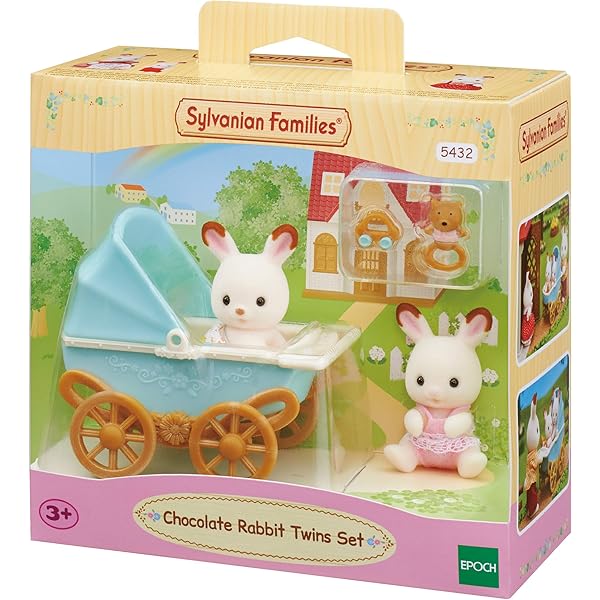 sylvanian families double pram