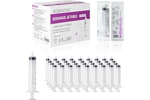 BORNOVA - 10 ML /100 PCS - Distributeurs de Liquides en Plastique sans aig. de 10 ml pour Laboratoires, Mesure de Liquides, Jardinage, Alimentation Animale et Usage Industriel (10ml/100 PCS)