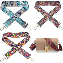 3 Sangles Bandoulière Réglables Pour Sac - Longueur 65-130cm - Largeur 3,8cm - Polyester Durable