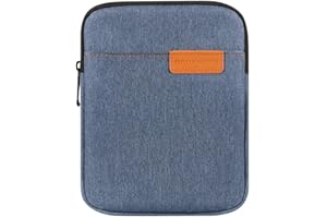 Dadanism 6-7" Protective Sleeve Carrying Case Fits 6" Kindle 11th Gen 2024 2022/10th 8th Gen 2019 2016, 6.8" 7" Kindle Paperwhite 12th Gen 2024/11th 10th 2021 2018, Kindle Oasis E-Reader, Light Blue