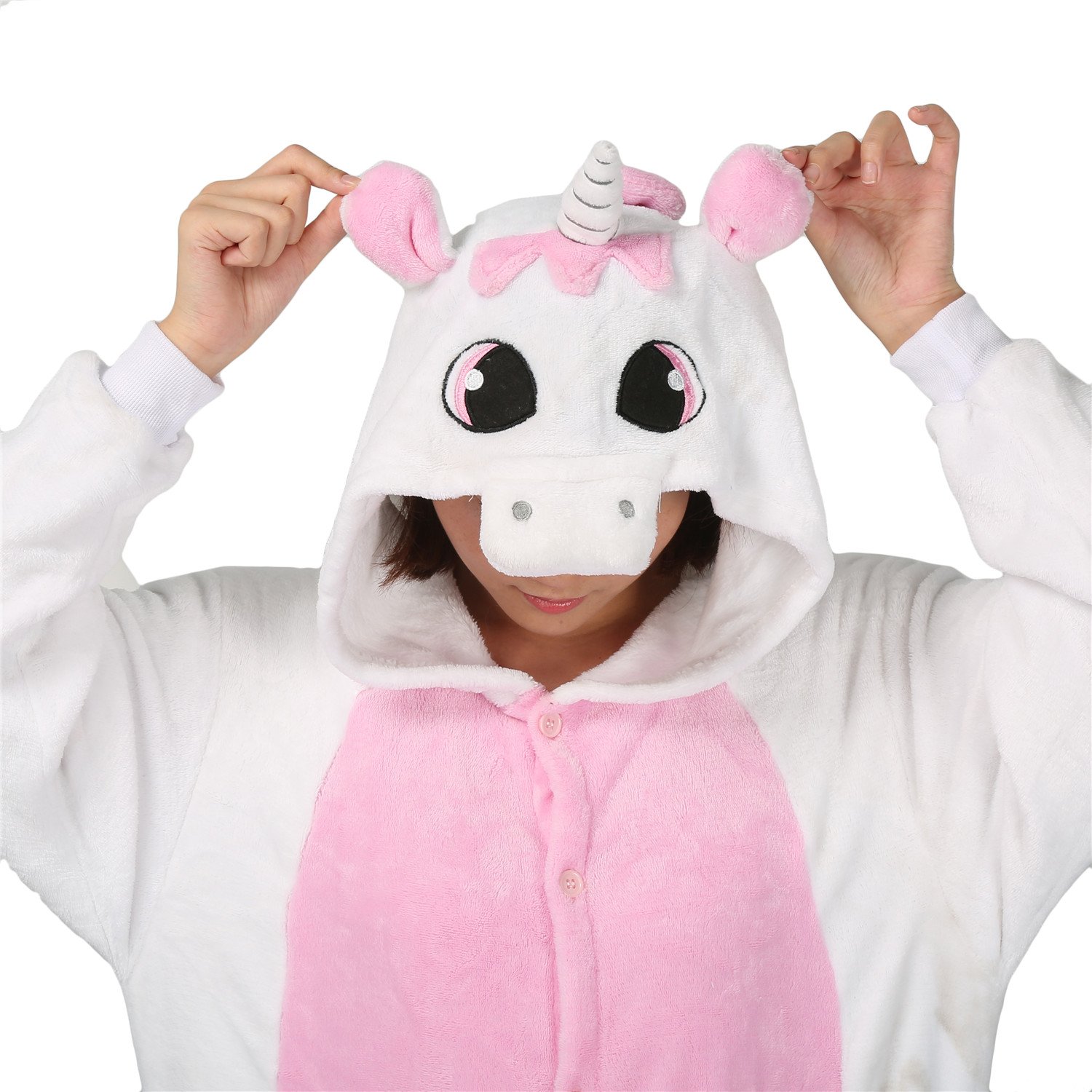 Pigiama Intero Animali Unisex Adulto - Costume Carnevale Halloween, Tuta Peluche, Divertente E Comodo - Foto 9