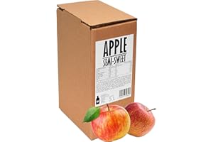 PRESSUICE - Fresh Apple Juice not from concentrate - 1 carton 5 liters Fruit Juices NFC - Pressed Semi Sweet Drink - No added Sugar - Natural Press - Soft drinks