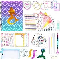 Kit Scrapbooking HappyKidsClub - Carnet Secret, Stickers, Pour Filles 6-13 Ans