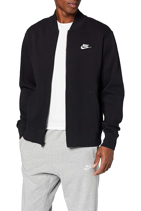 SWEAT-SHIRT NIKE SPORTWEAR BV2686-010 Mode Homme Black Zip Modèle Bomber  Club EUR 60,00 - PicClick FR