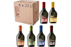 GILAC Birre artigianali confezione regalo Beerbox 6 bottiglie da 33cl, Birra artigianale Italiana di alta qualità, Degustazione birra selezione premium - Idea regalo natale