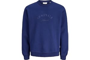 JACK & JONES Jorbleecker branding Sweat Crew Bf, Ocean Cavern, M