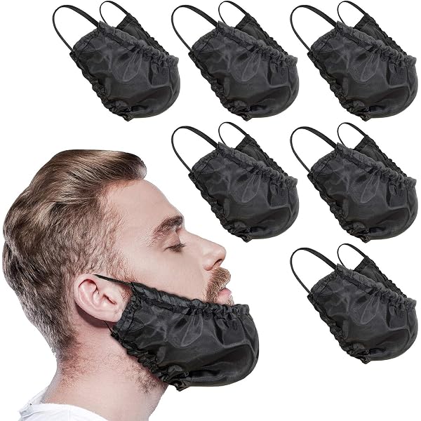 50 Pcs Disposable Beard Nets,Comfortable Protective Beard