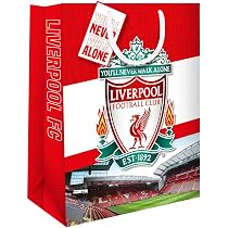 Liverpool FC Weihnachts-Geschenkpapier - 3 Rollen à 3 Meter, Offizielles Fan-Design