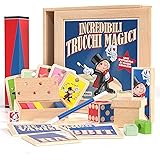 Marvin's Magic - Trucchi preziosi Set di Trucchi magici in Legno per Bambini - Include Blocchi Colorati, Illusione con Conigl