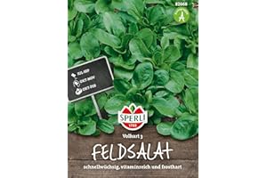 82668 Sperli Premium Feldsalat Samen Vollhart 3 | Extra Frosthart | Ertragreich | Feldsalat Saatgut | Salat Saatgut