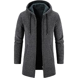 Men's Cardigan Sweaters Full Up Stand Collar Slim Fit Casual