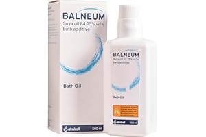 Balneum Medicinal Bath Oil - Nourishing SOYA Oil Emollient for Healthy Skin - Moisturises, Hydrates and Protects - Suitable for Dry Skin Conditions - for Men and Women - 500ml