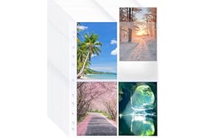 GEGNNS 50 Pack Trading Card Sleeves, Pochettes Pour Cartes De Collection, Protection Double Face à 4 Poches, Transparents Jeu de Rangement Collection pour Cartes Trading Card Game