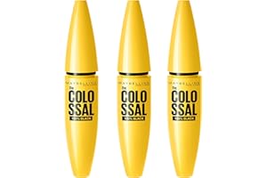 ‎MAYBELLINE Maybelline New York Mascara Volum'Express, The Colossal, 100% Black, 3 x 10,7 ml