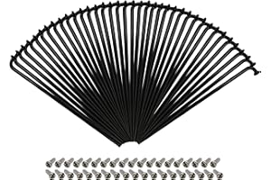 P4B | 38x Raggi con 38x Capezzoli | Diametro 2mm | Raggi per Bicicletta in Acciaio Inossidabile | 176 – 301 mm | in Nero, Argento e Bianco