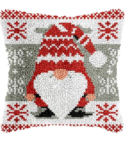 Shih Tzu DIY Latch Hook Rug Kit – 50x50cm Round, Includes Yarn, Hook & Pattern - View #3