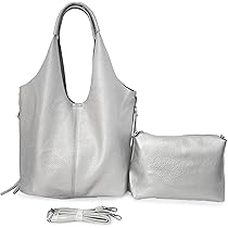 Borsa Donna In Pelle PU 2in1 - Tote Grande Con Pochette, Tracolla Rimovibile, Elegante E Spaziosa - Foto 4