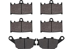 Yerbay Brake pads front/rear kit for Suzuki GSF650 Bandit/GSX 650 (08-14)/ SV 1000 (03-07)/ GSF 1250 Bandit (07-16)/ GSX 1250 (10-16)/ GSF 1200 Bandit (06-10)