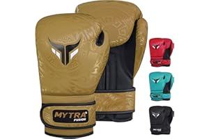 Mytra Fusion Guantoni da boxe per bambini per allenamento, kickboxing, sacco da boxe, Muay Thai, MMA, combattimento e combattimento, perfetti per ragazzi e ragazze