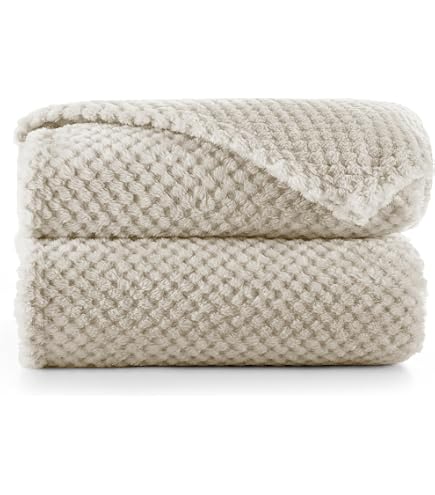 Kensingtons Coperta in Pile Calda - Tutte Le Taglie Disponibili - Panna Massiccio, Pile e Poliestere, Letto King