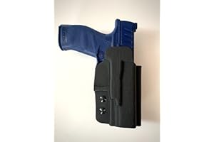 HOLSTERONLINE X-Holster Kydex Walther PDP Holster Pistolenhalfter Verdeckt tragen Jagd / Sportschützen Rechtshänder Multi / OWB /IWB / Kydex Steg