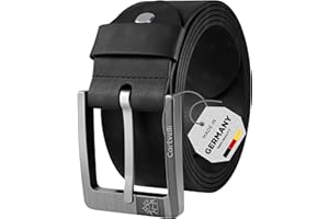 Cartvelli Premium Ledergürtel Herren Made in Germany mit Geschenkbox Echt-Leder Herrengürtel Vollleder - Jeansgürtel 40mm Anzug jeans chino pants