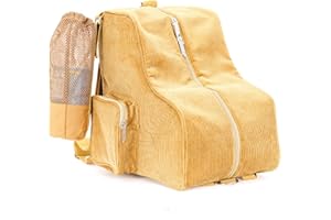 Fydelity Roller Skate Bag Girls Roller Skate Backpack Roller Skate Accessories for Women Ice Skates Kids Ice Skate Bag Rollerskate bag Ice Skating Bag Roller Skate Roller Skating Bag