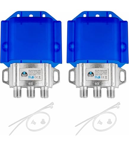 Commutateur DiSEqC 4/1 Opticum, 4 Entrées Satellites 1 Sortie Récepteur