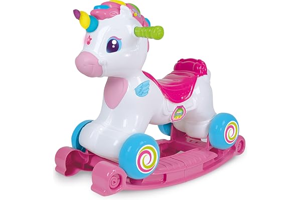 Clementoni - 52325 - Ma Licorne à Bascule (Français et Anglais) Multicolore