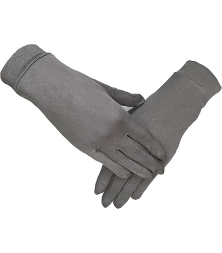 JASMINE SILK Guantes de Seda puras térmicas Guantes del Ciclo Liner JASMINE SILK Guantes de Seda puras térmicas Guantes del Ciclo Liner