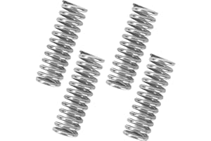 GUNGY Muelles de Compresion de Acero Inoxidable Resorte de Compresión 60mm Diámetro Alambre 3mm Diámetro Exterior 20mm Fuerza del Resorte 27kg 4 Piezas