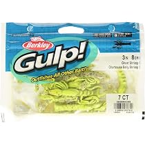 Berkley Gulp! Saltwater Ghost Shrimp Bait - 3-Inch, Natural With Sparkle, 7 Baits Per Pack - View #8