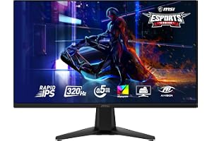 MSI MAG 272URDF E16 27 tum 4K UHD 3840 x 2160 snabb spelmonitor IPS 0,5 ms DisplayHDR 400 ögonskydd AI Vision dubbelläge HDMI