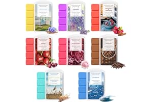 DERDUFT Scented Wax Melts, Home Fragrance for Wax Melt Burner, Soy Wax Cube for Candle Warmer, Vegan, Gift Set for Valentine's Day, Birthday, Housewarming Party