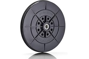 Kneester Ricambio platorello a strappo levigatrice da parete a stelo levigatrice per soffitti levigatrice per edilizia asta telescopica con abrasivo Ø225mm compatibile con Einhell TC-DW 225 e TE-DW225