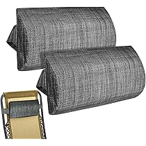 Yanzisura Nackenkissen Für Liegestühle - Verstellbar Mit Gummiband 35x15cm