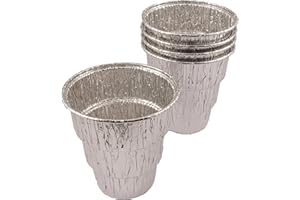 Oklahoma Joe's 3559773P06 Lot de 5 Récipients Aluminium Argent