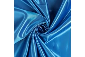 Mondo Tessuti – Pannello Raso Morbido Tinta Unita 100x150cm (Azzurro)