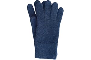 Foster-Natur, Guantes de lana para hombre (100% lana merino)