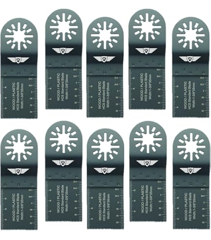 6 X TopsTools UNK6BMX Bi-Metal Blades Compatible With Bosch Fein (Non