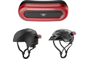 CASR Halo Led, Système Led pour casques de mobilité, Grande visibilité, Large autonomie, Universel, Améliore la visibilité de nuit, Grande autonomie, Recharge via USB-C