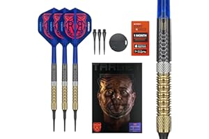 Target Darts Raymond Van Barneveld Punta Morbida Set di Freccette Generazione 6, 18G/20G | Freccette al 95% Tungsteno, Alette e Aste K-Flex n. 2, Punti Pixel | Professionali Edizione Giocatore