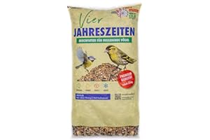 Paul´s Mühle Wildvogelfutter,Ganzjahresfutter für Wildvögel, 4-Jahreszeiten, 25 kg
